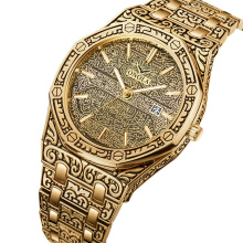 ONOLA 3812 Quartz Wristwatch Men Watch Luxury Retro Watches Waterproof Stainless Steel Relogio Masculino